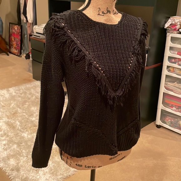 Fringe knit sweater - Picture 1 of 2